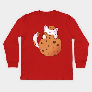 Cookie Cat Kids Long Sleeve T-Shirt